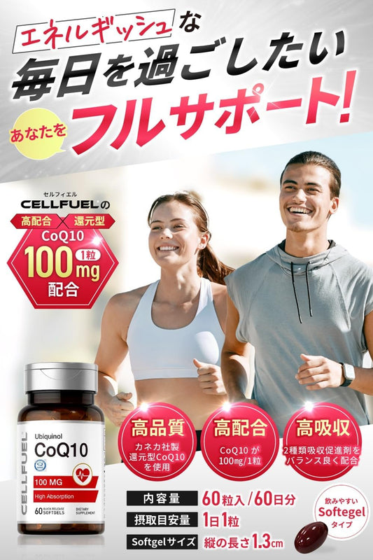 コエンザイムQ10 1粒100mg【60粒×1袋 60日分】